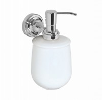 Дозатор для жидкого мыла настенный Camelos Rychmond Chrome H1621K керамика
