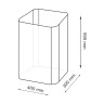 Корзина для белья Wasserkraft Nuthe WB-910-L 