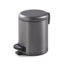 Мусорное ведро с педалью Gedy Potty 3209(81) оружейная сталь (3л)