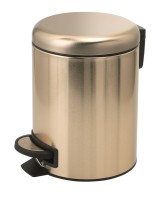 Мусорное ведро с педалью Gedy Potty 3209(88) матовое золото (3л)