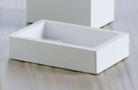Мыльница настольная Stil Haus Rettangolo 1201(BI) белая