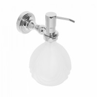 Дозатор для жидкого мыла настенный Cameya Rychmond Chrome H1621 матовое стекло
