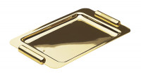 Поднос для аксессуаров Windisch Сylinder Ribbed 51227O золото