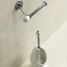 Бумагодержатель Stil Haus Nemi N11(39) хром-белый