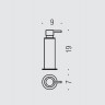 Дозатор для жидкого мыла настольный Colombo Design PLUS W4980.NM черный