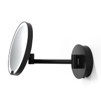 Зеркало косметическое с led-подсветкой (х5) Decor Walther Round 0122360 черное