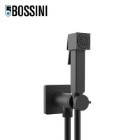 Гигиенический душ с прогрессивным смесителем Bossini Cube E38003B.073 черный