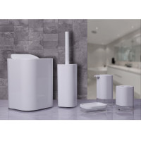 Набор аксессуаров для ванной Primanova KLAR D-20600 белый (5 предметов)
