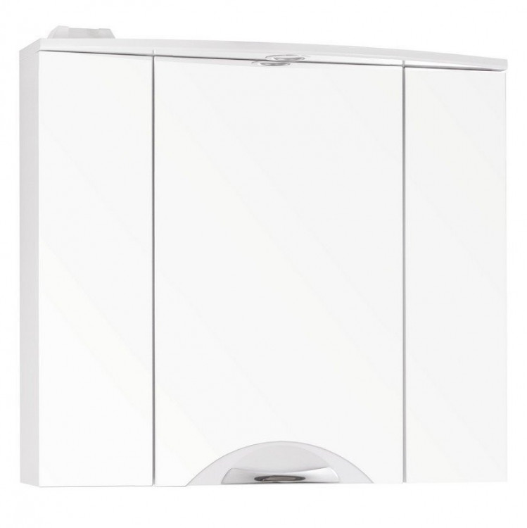 Зеркальный шкаф Style Line Жасмин-2 (80х72) Люкс белый ЛС-000010036
