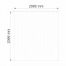 Шторка для ванной Vils SC-10102 бежевая (200х200)