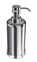 Дозатор для жидкого мыла настольный Windisch Starlight Round 90505CR хром-хрусталь