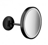Зеркало косметическое с LED-подсветкой настенное (х3) Emco Pure 1094 133 08 черное