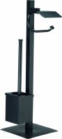 Стойка для ершика и туалетной бумаги Sanibano H4009/LMB черная