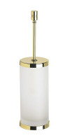 Ершик для унитаза напольный стекло Windisch Сylinder Ribbed 89108MO золото