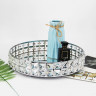 Подставка для предметов 30 см Kassatex Crystal Silver CRY-RTR30-SLV