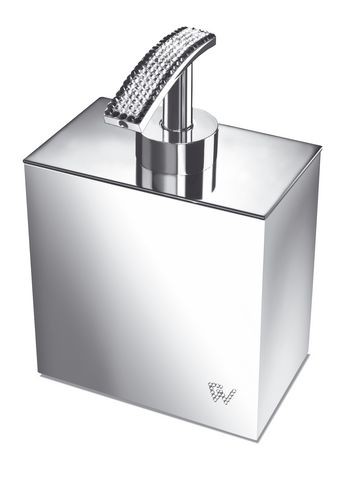 Дозатор для жидкого мыла настольный Windisch Starlight Square 90511CR хром-хрусталь
