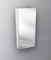 Поворотный шкаф с зеркалом в ванную Shelf Монти УНА