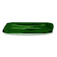 Лоток для расчесок Decor Walther Kristall 0924096 зеленый