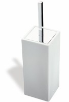 Ершик напольный Stil Haus Urania 633CUBEM(08-BI) хром, белый